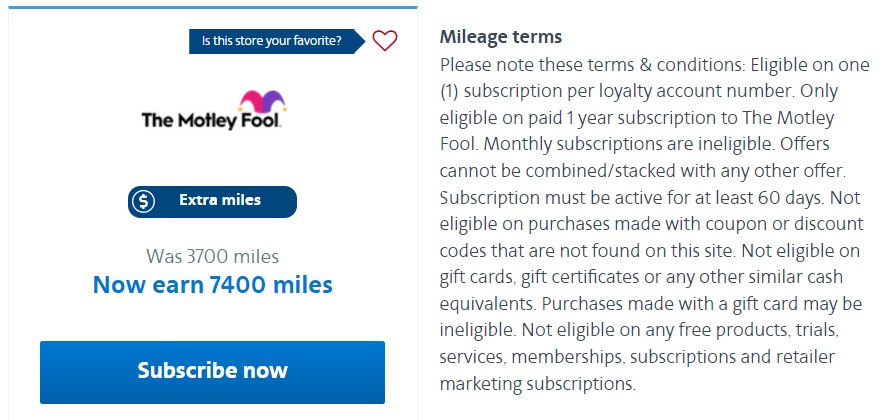 The Motley Fool AAdvantage Shopping Portal