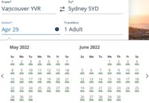 United Airlines: Another upgrade to the award calendar? a calendar with numbers and numbers