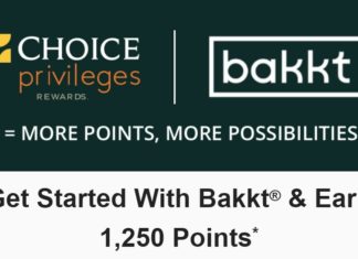 Choice Privileges Bakkt promotion