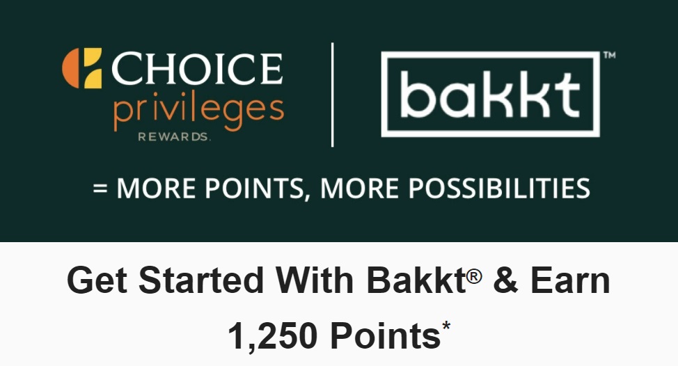 Choice Privileges Bakkt promotion