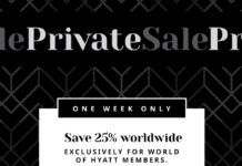 Hyatt Private Sale 25% Discount