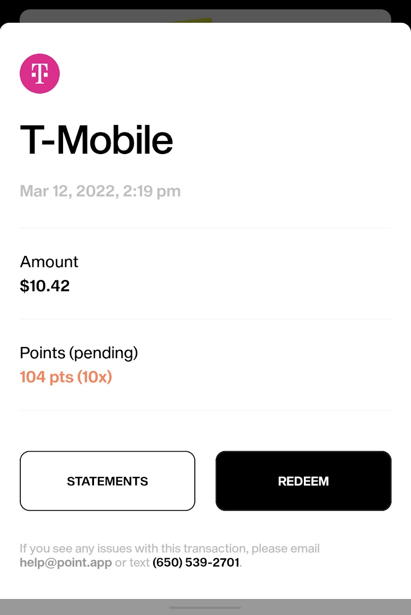 a screenshot of a mobile payment