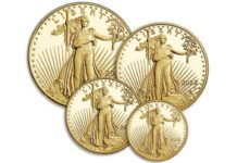 US Mint American Eagle 2022 Gold Proof Four-Coin Set