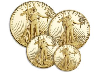 US Mint American Eagle 2022 Gold Proof Four-Coin Set