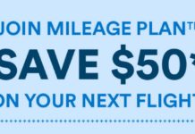 Alaska Airlines Mileage Plan Save $50