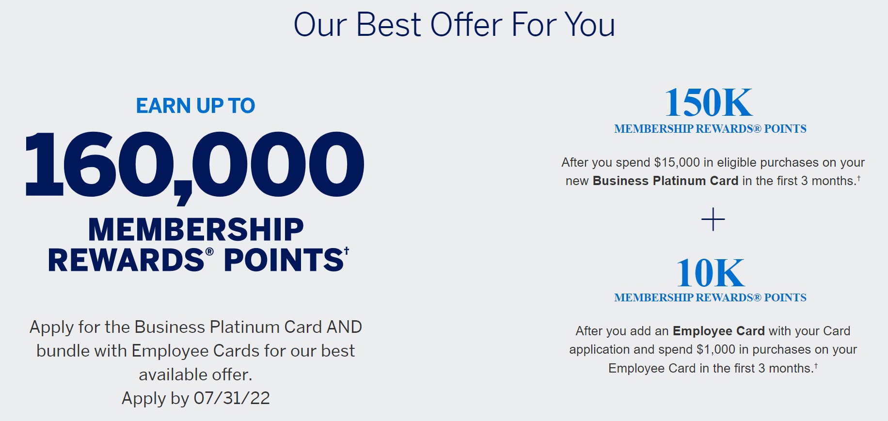 Amex Business Platinum/Business Gold: More massive offers (targeted)