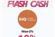 IHG 10% cashback rate