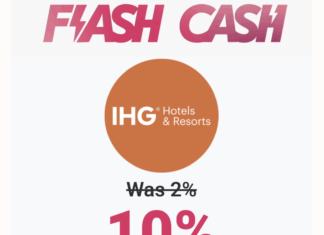 IHG 10% cashback rate