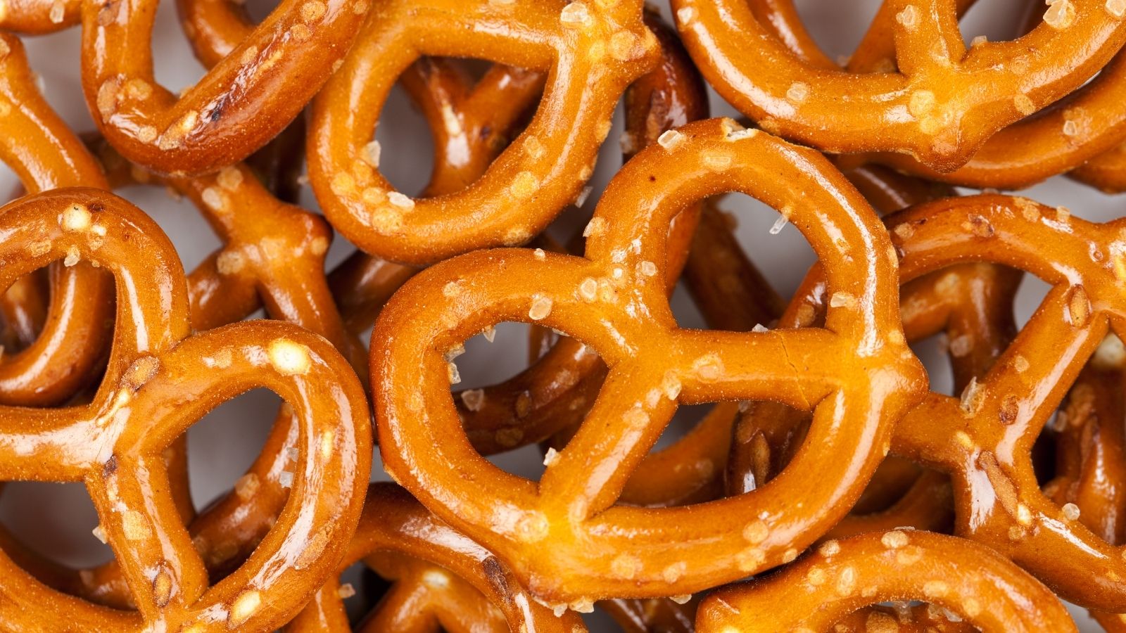 a pile of pretzels