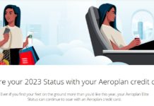 Air Canada Aeroplan Credit Card Status Extension