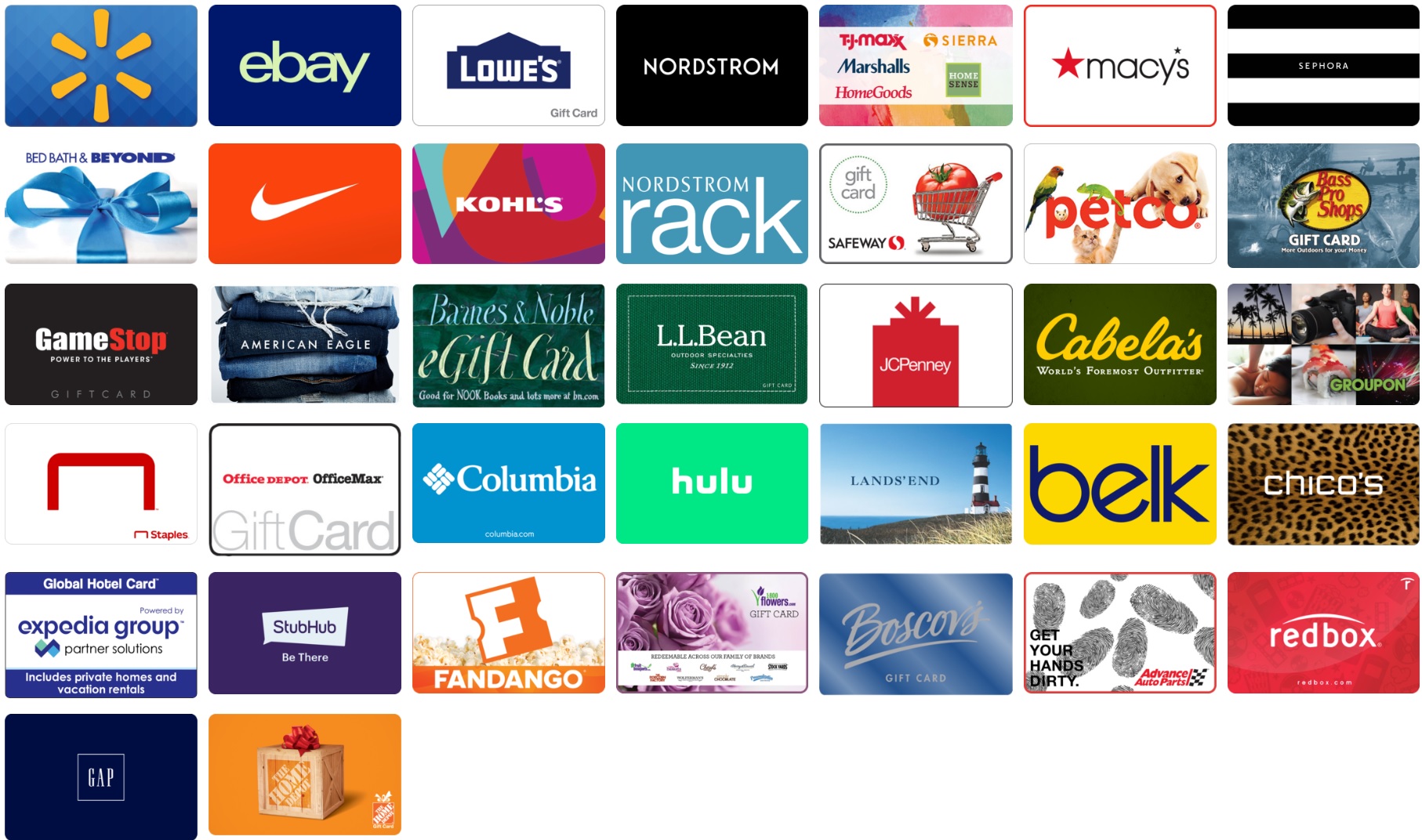 a screenshot of a group of credit cards