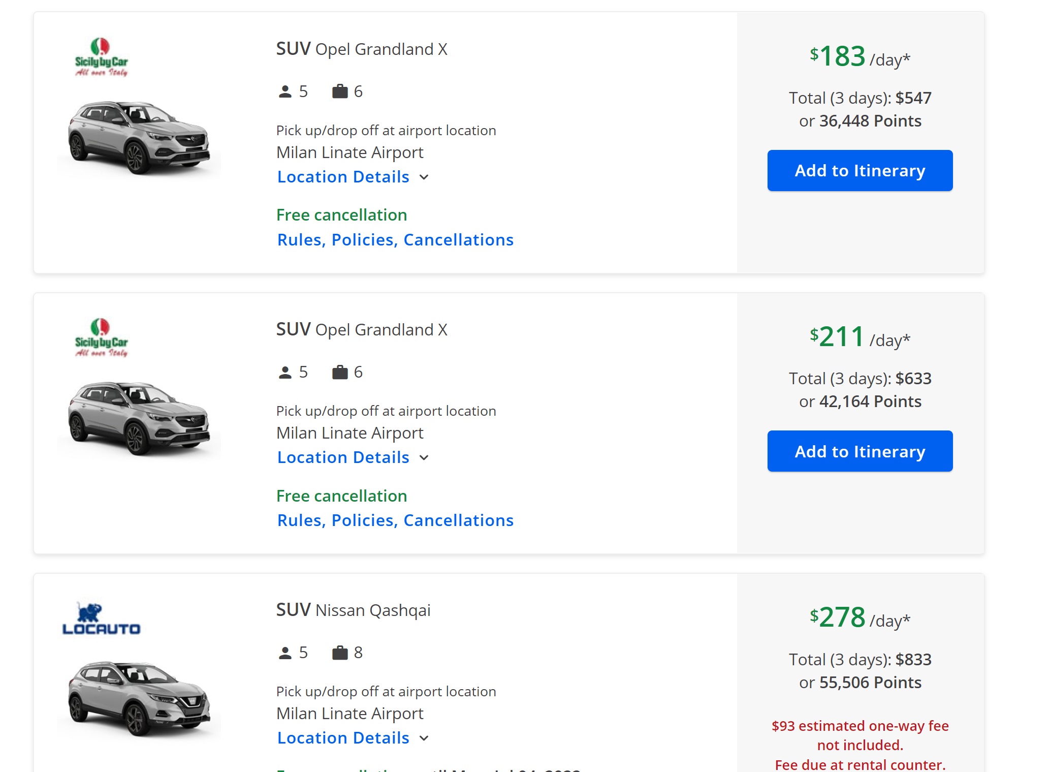 a screenshot of a car sale