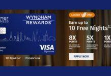 Wyndham Business Earner Offer