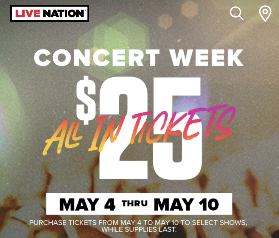 Live Nation Concert Week