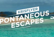 Singapore Airlines Krisflyer Spontaneous Escapes