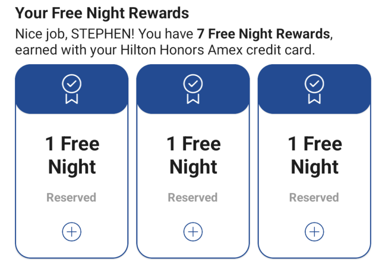 How Many Hilton Honor Points For Free Night