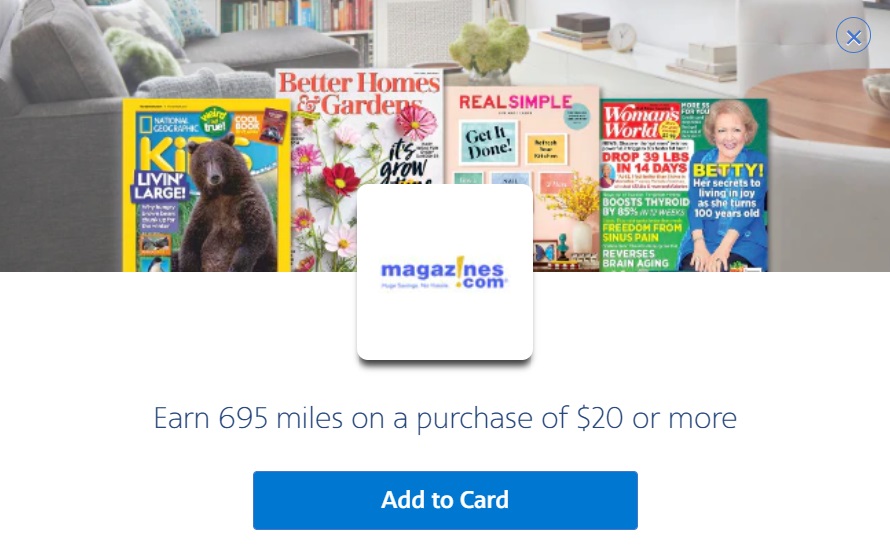 Magazines.com Citi Offer Giving $15 On $20 Spend, Stack With AA Portal & SimplyMiles Or 40x Rakuten