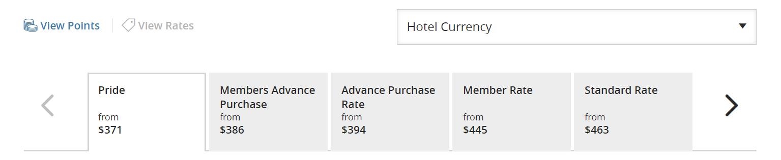 a screenshot of a hotel purchase