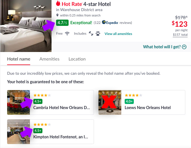 a screenshot of a hotel