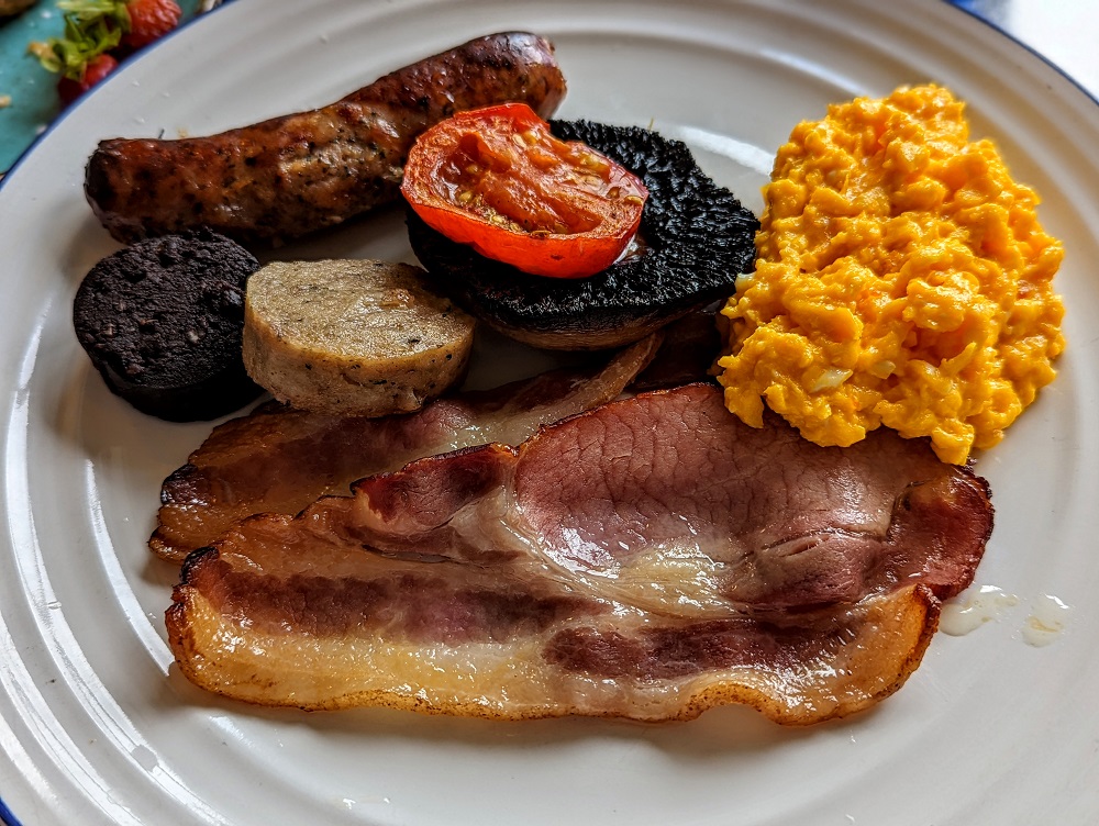 St Mawes Hotel Mr & Mrs Smith IHG - Full Cornish breakfast