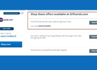 a screenshot of a gift card