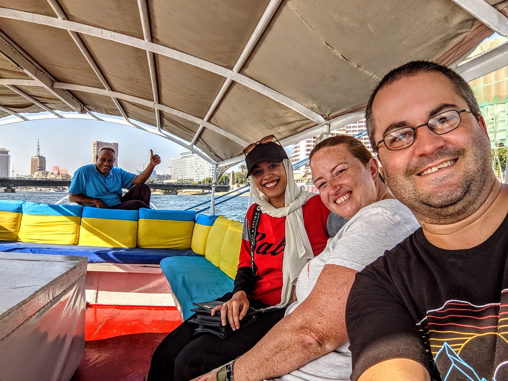 Boat ride on the Nile