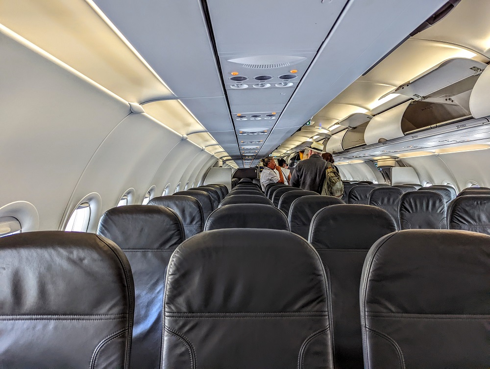 British Airways economy cabin on A321neo