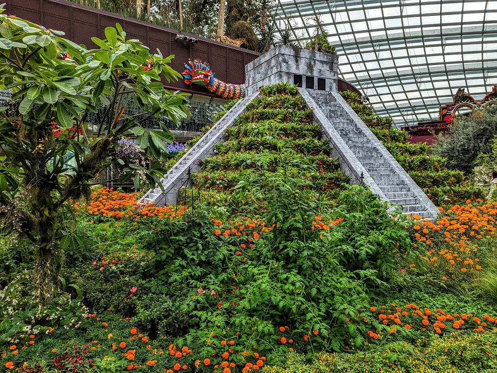 Display in Flower Dome