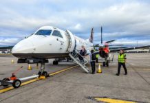 Loganair Aberdeen to Kirkwall flight