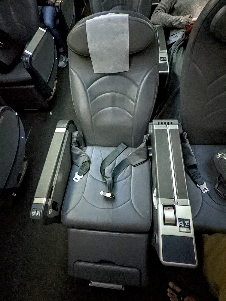 Norse Atlantic Airways Premium Economy seat reclined