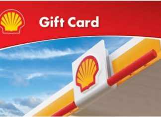 Shell gift card