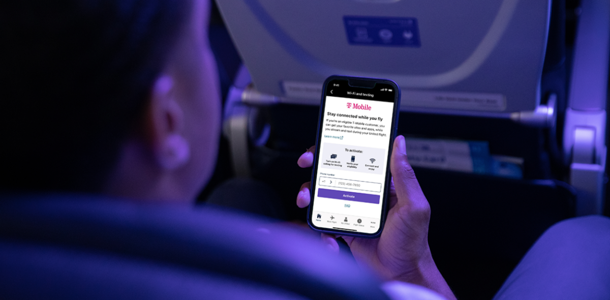 TMobile Magenta/Max customers now get free inflight wifi on United