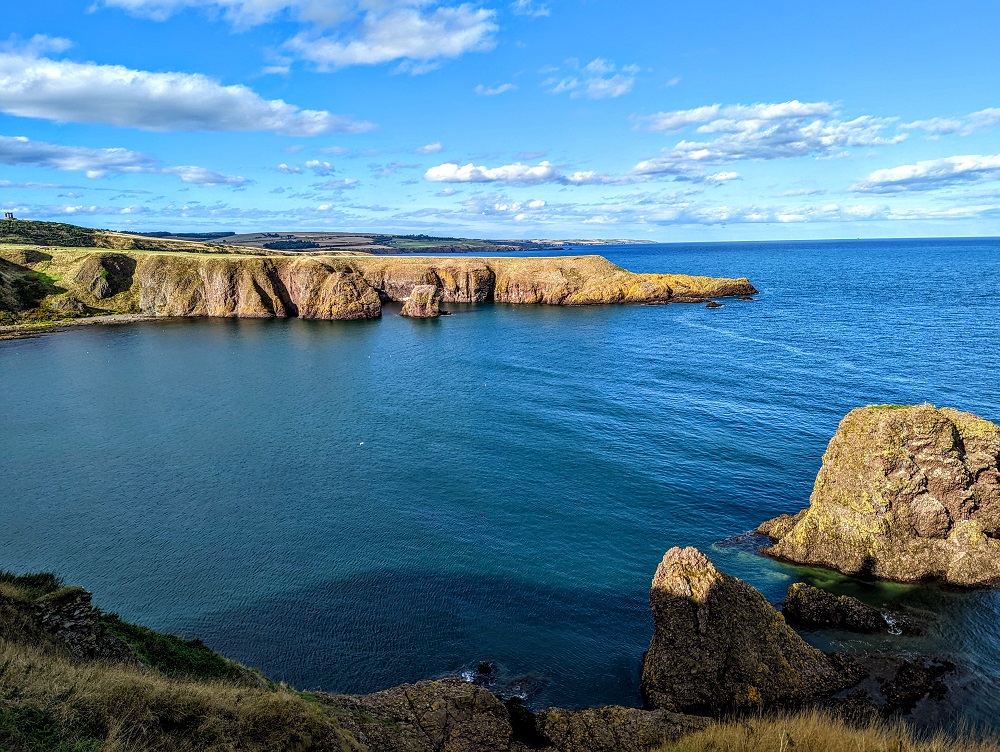 View of the North Sea from Dunnottar Castle