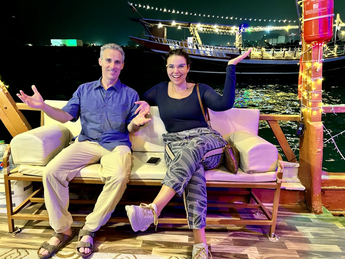 Greg & Maisie’s Great Adventure, Chapter 2: Qatar #3Cards3Continents #3C3CTeamGr..