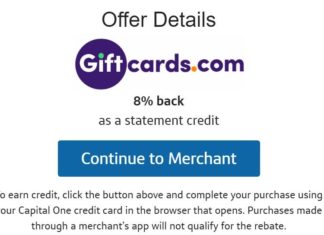 a screenshot of a gift card