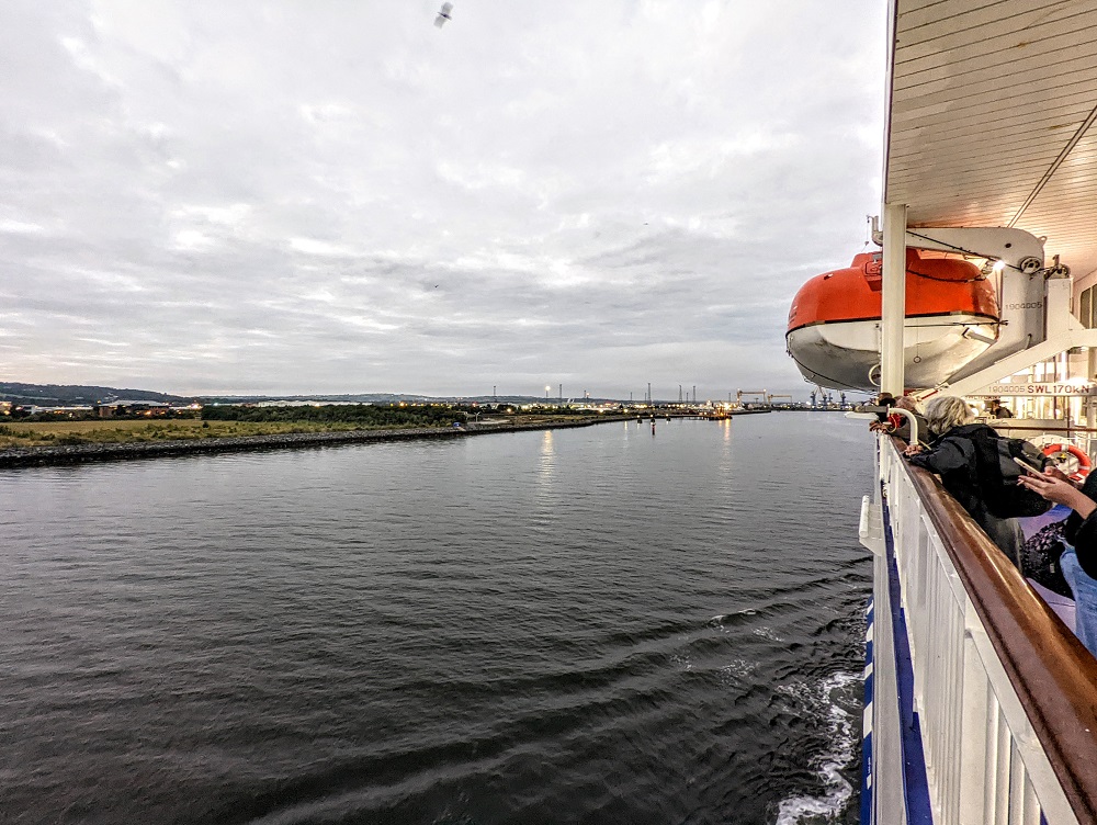 Stena Line ferry Liverpool-Belfast - Approaching Belfast harbor