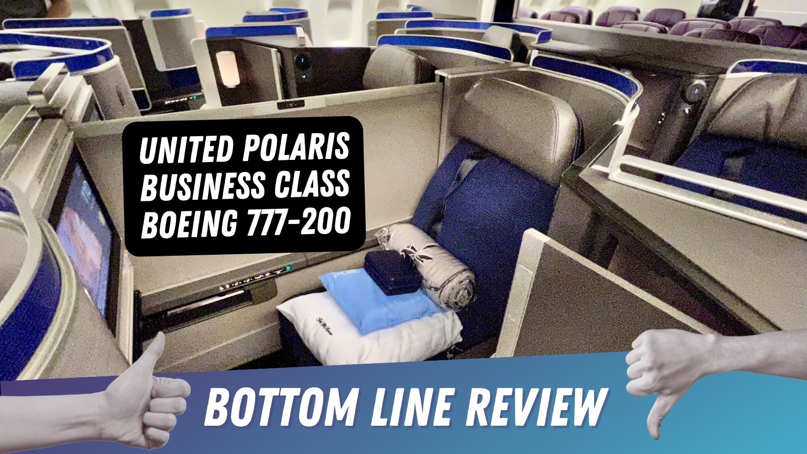 United Polaris Business Class Boeing 777-200 San Francisco to Tokyo Haneda