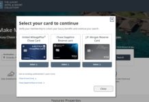 a screenshot of a credit card