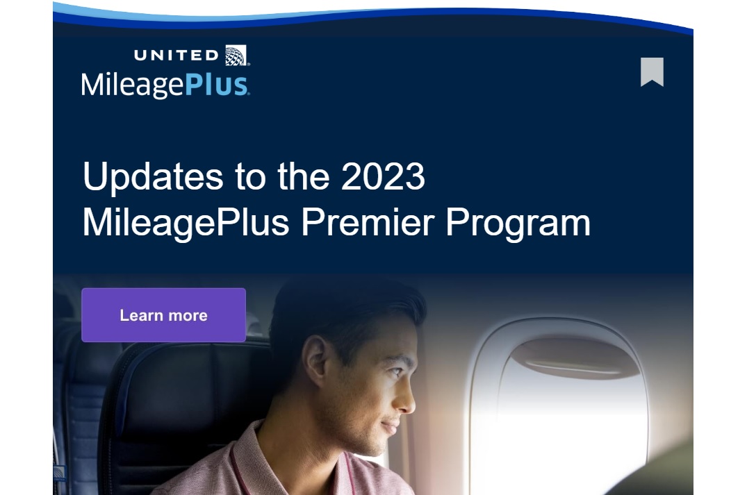 United MileagePlus 2023 changes