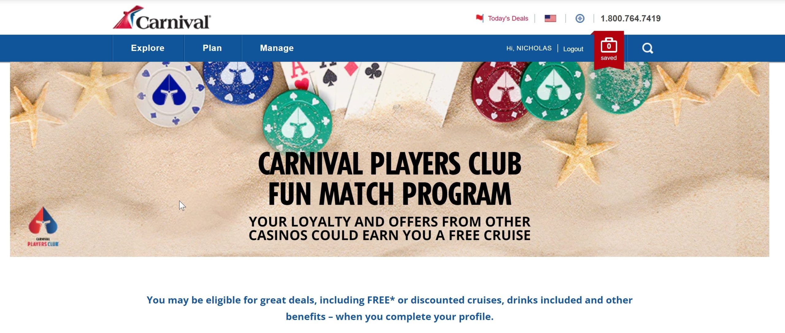 How to cruise for free with Carnival