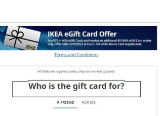 a screenshot of a gift card