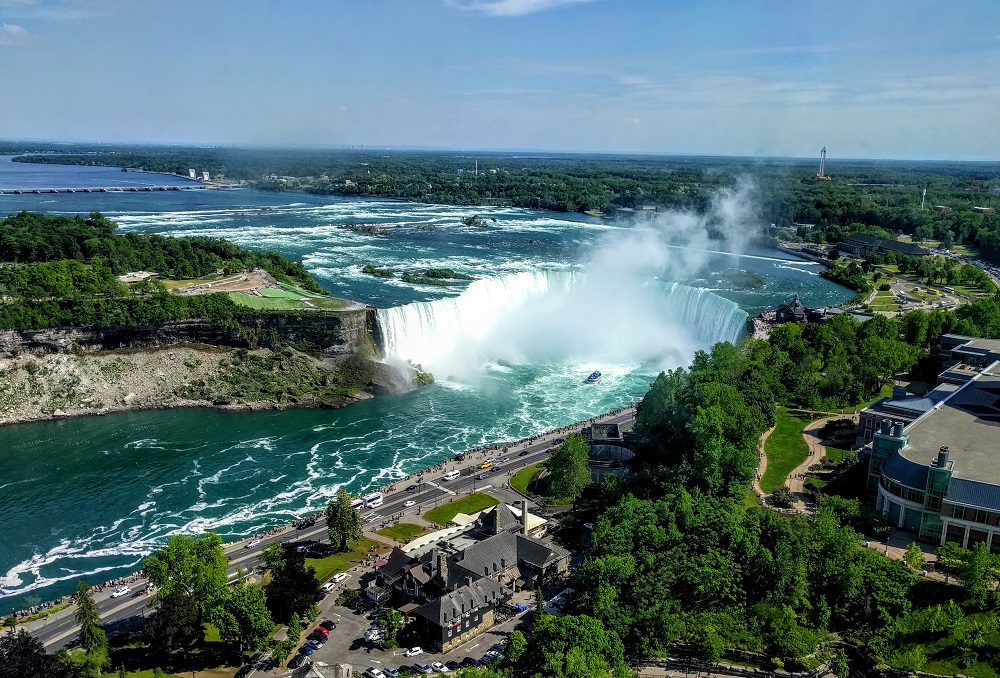 View from the Hilton Niagara Falls Fallsview Hotel & Suites