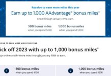 American Airlines United shopping portal promotions