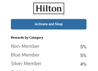 Capital One Shopping App Hilton
