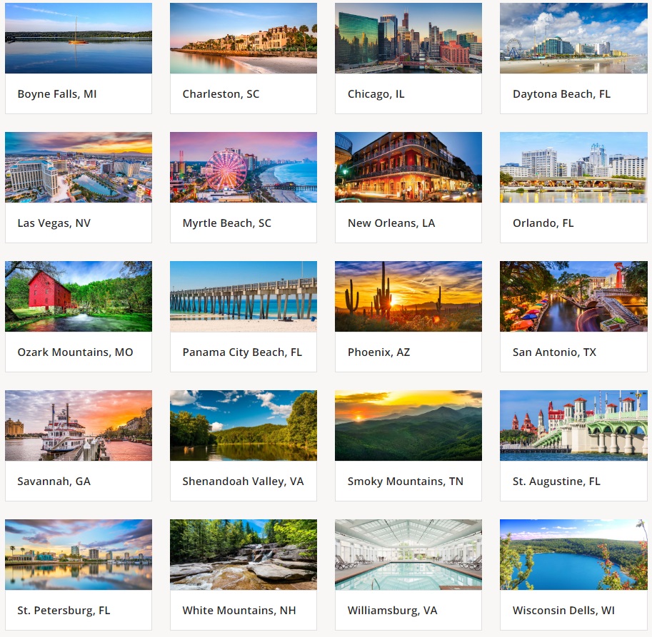 Choice Privileges Bluegreen Vacations timeshare locations