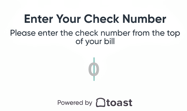 inKind app - Entering the check number