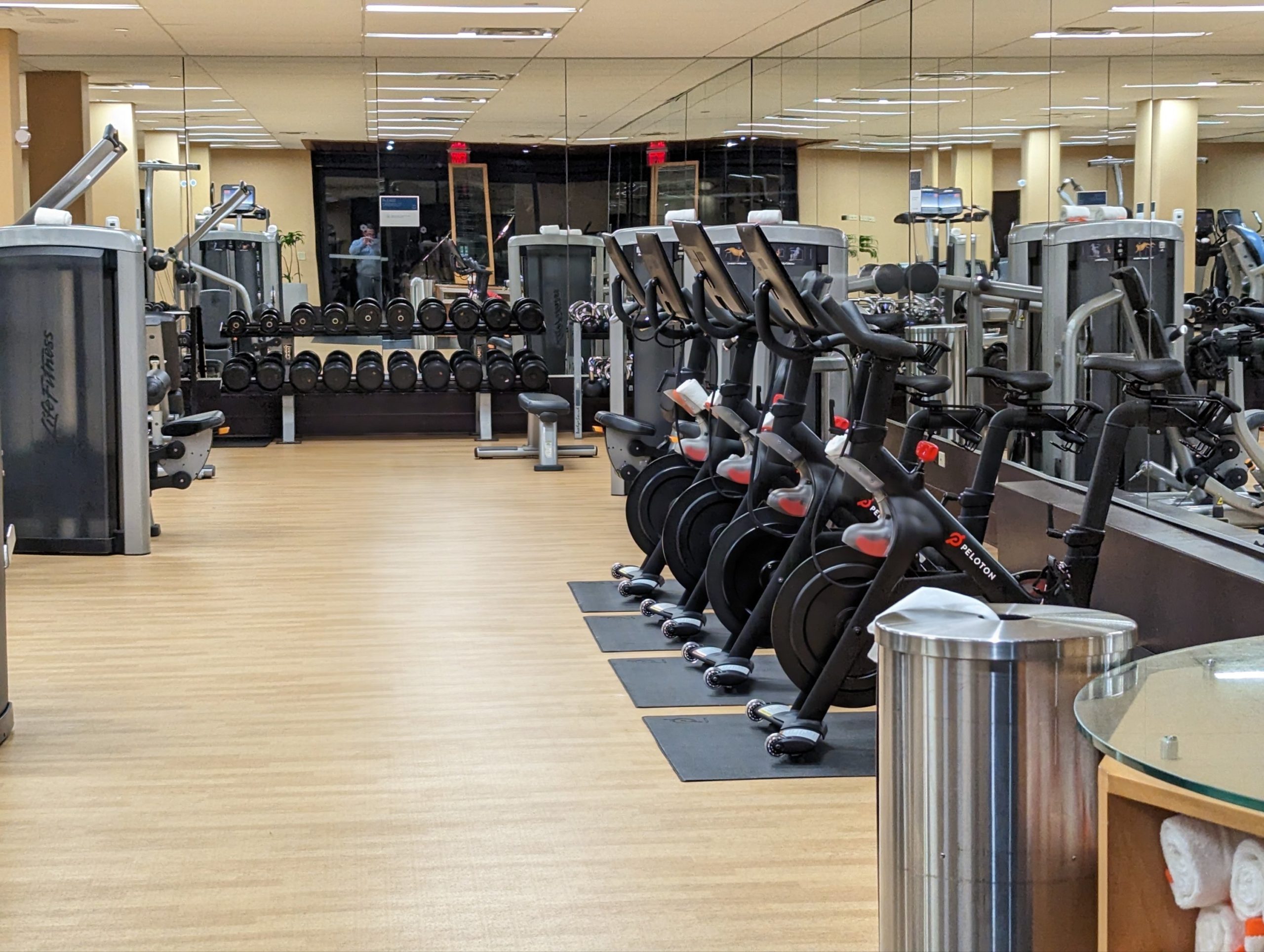 Hyatt Regency Grand Cypress fitness center Pelotons