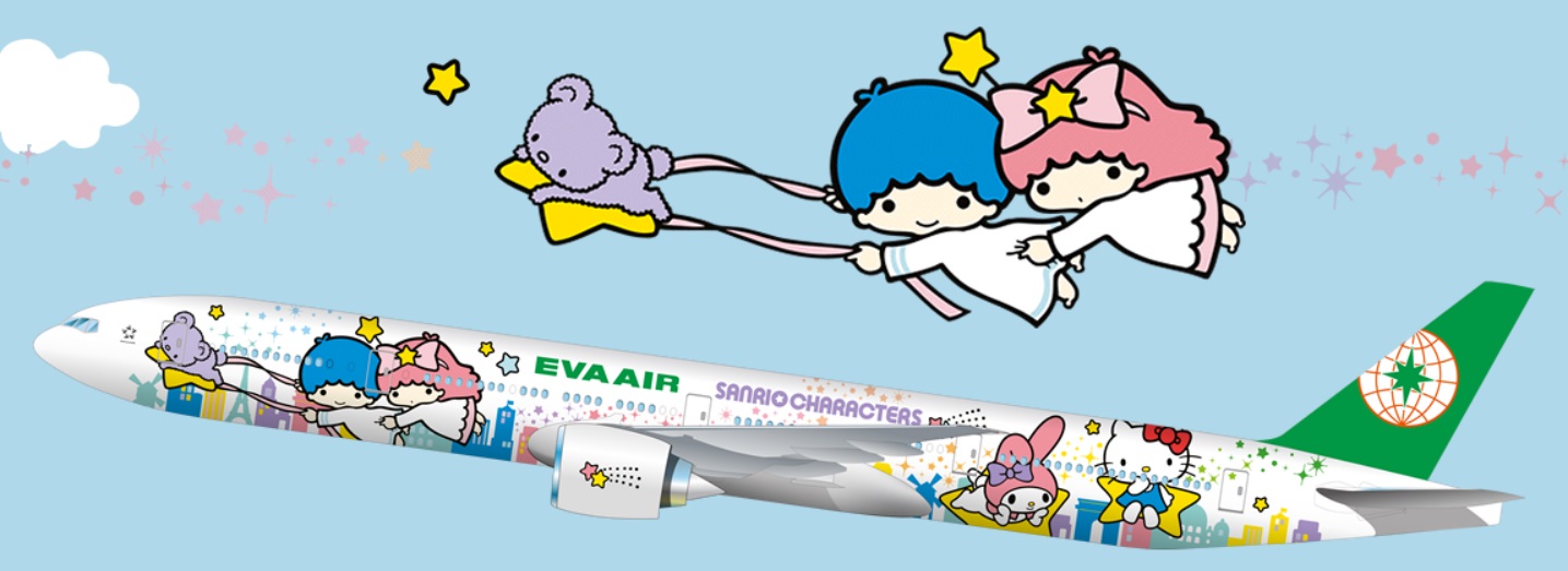 EVA Air Hello Kitty airplane