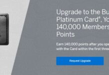 Amex Business Platinum 140,000 bonus points upgrade offer