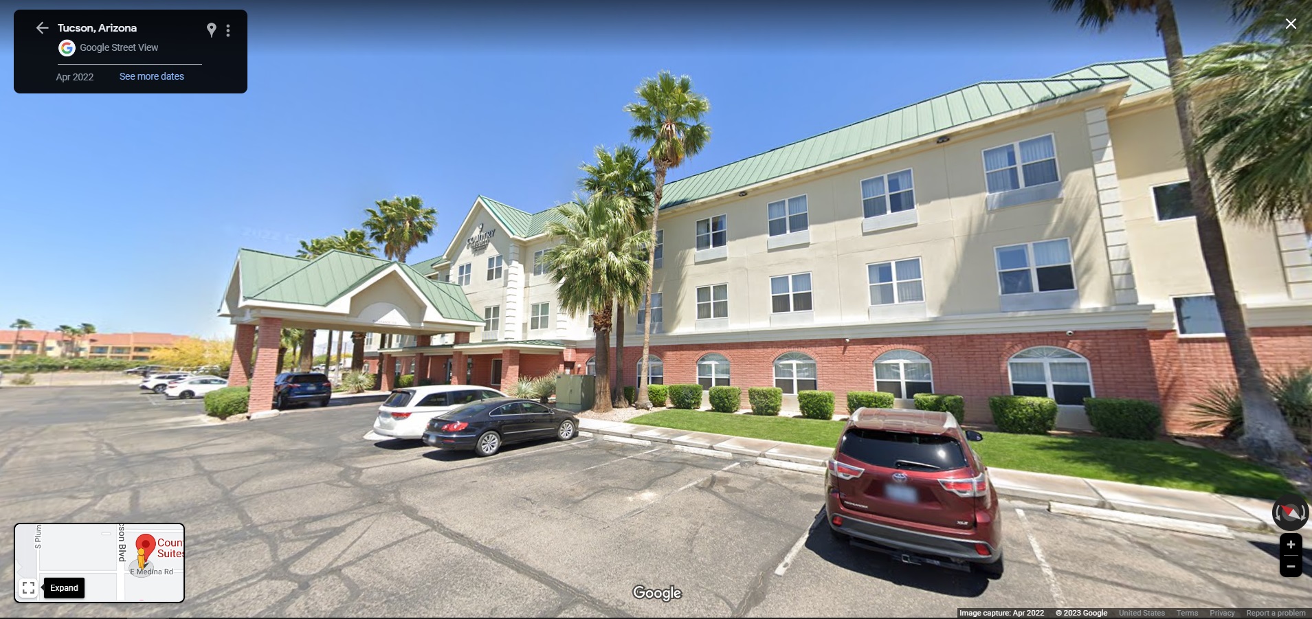 Country Inn & Suites Tucson Airport on Google Street View